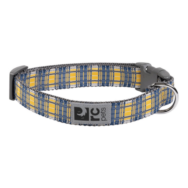 Collier  clip pour chien RcPets Marigold Plaid