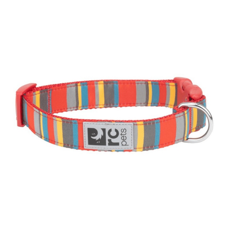 Collier  clip pour chien RcPets Multi Stripes