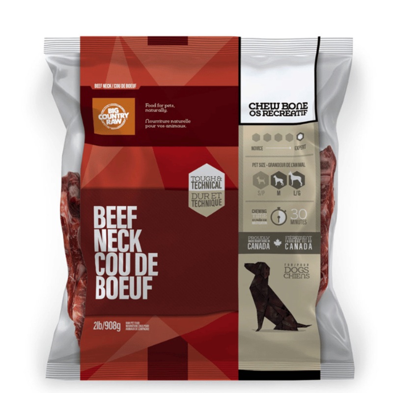 Cou de boeuf 2 lb cru congel