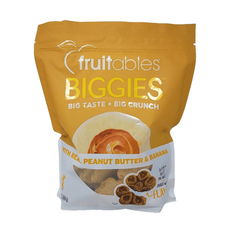Fruitables Biggies beurre d'arachide et banane 16oz