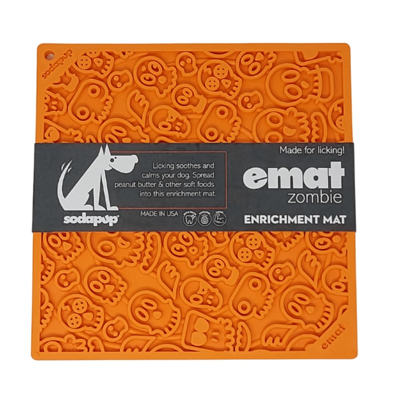 Licking Mat Zombie - Orange
