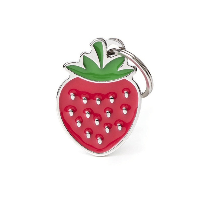 Mdaille pour chiens - Fraise