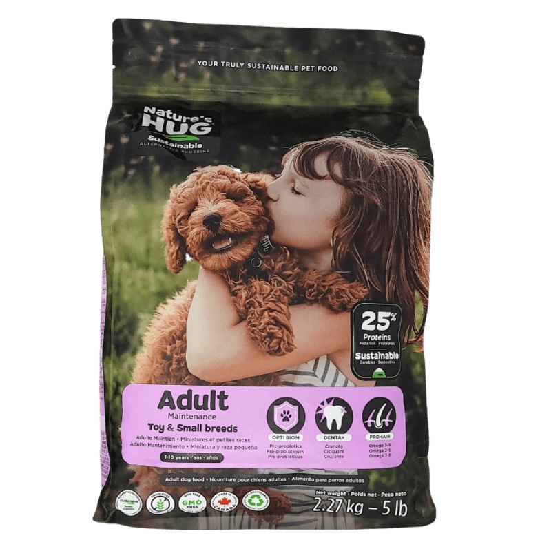 Nourriture pour chien adulte miniature & petite race Nature Hug