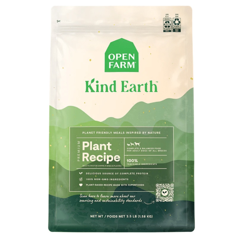 Nourriture pour chien Open Farm Kind earth  base de plante