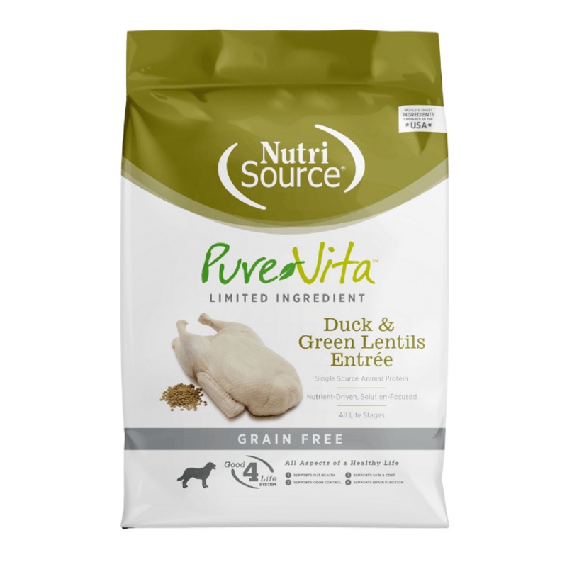Nourriture pour chiens NutriSource Purevita Canard sans grains