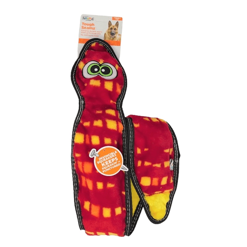 Peluche Tough Seamz Serpent 6 squeaker 38''