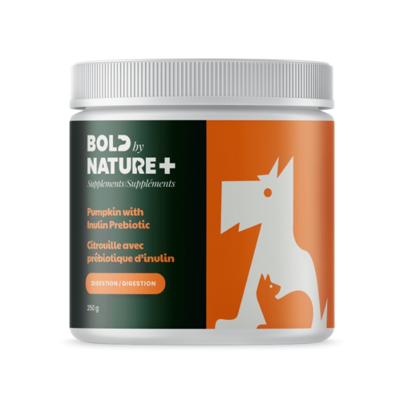 Supplments de citrouille avec prbiotique d'inulin pour chiens & chats