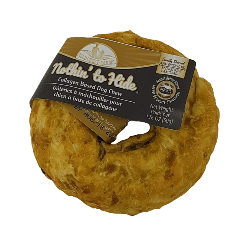 Bagel  base de collagne - saveur de beurre d'arachide 5''