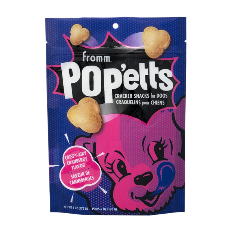 Craquelins pour chiens - Pop'etts saveur de canneberges 6oz