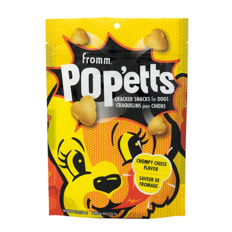 Craquelins pour chiens - Pop'etts saveur de fromage 6oz