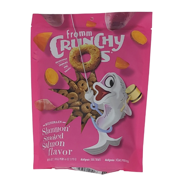 Gteries pour chiens Crunchy o's Saumon Multigrains