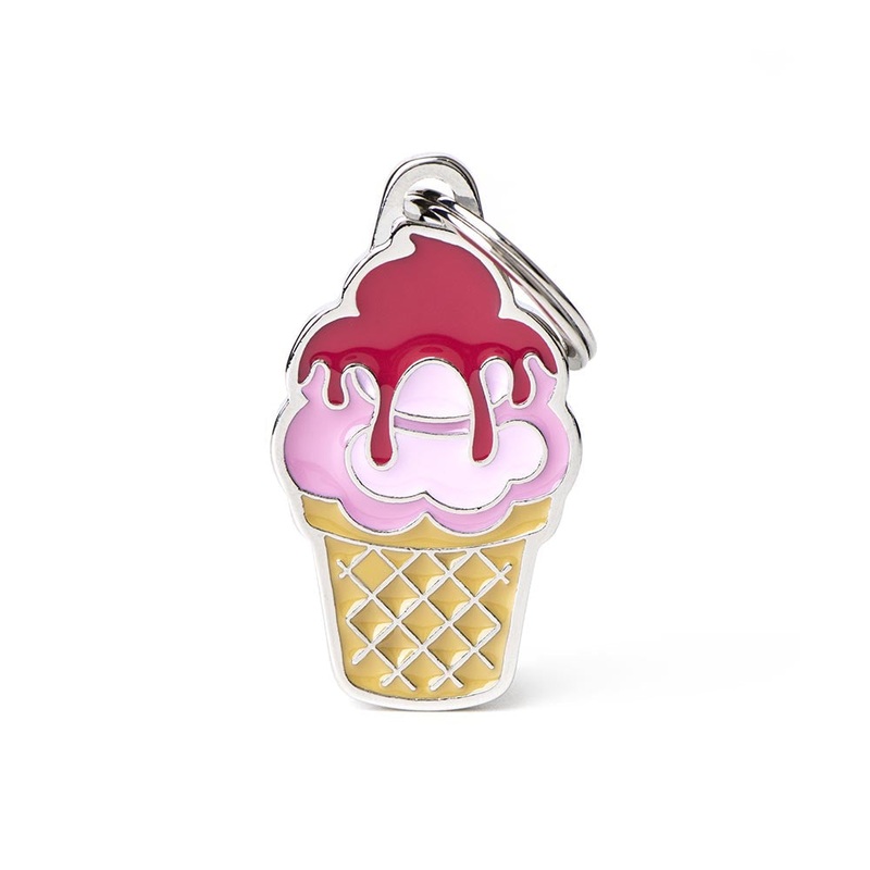 Mdaille pour chiens - Cornet de crme glace