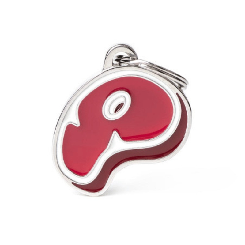 Mdaille pour chiens - Steak