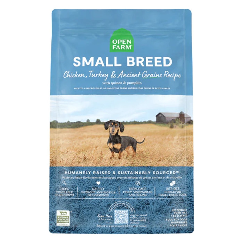 Nourriture pour chien Open Farm poulet & dinde avec grains anciens