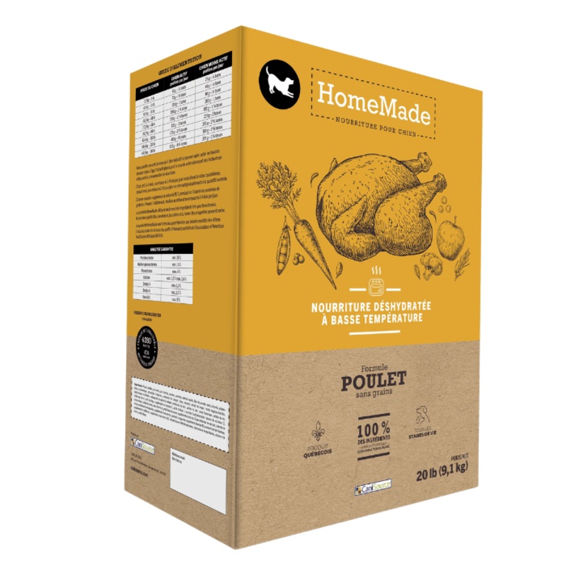 CaniSource Homemade Nourriture Pour Chien, Poulet Sans Grains