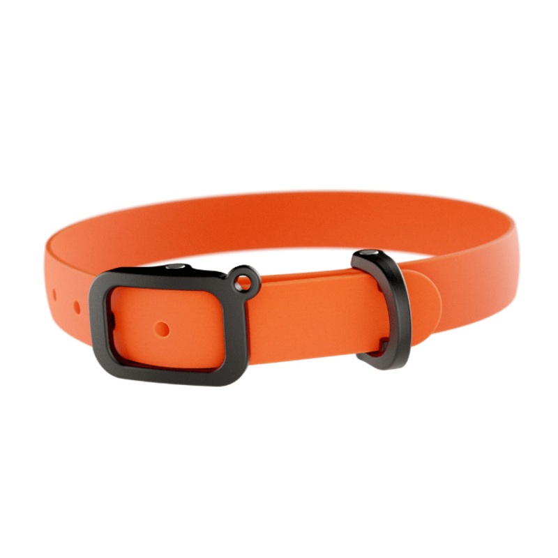 Collier impermable et ultralger pour chien - Orange Tangerine