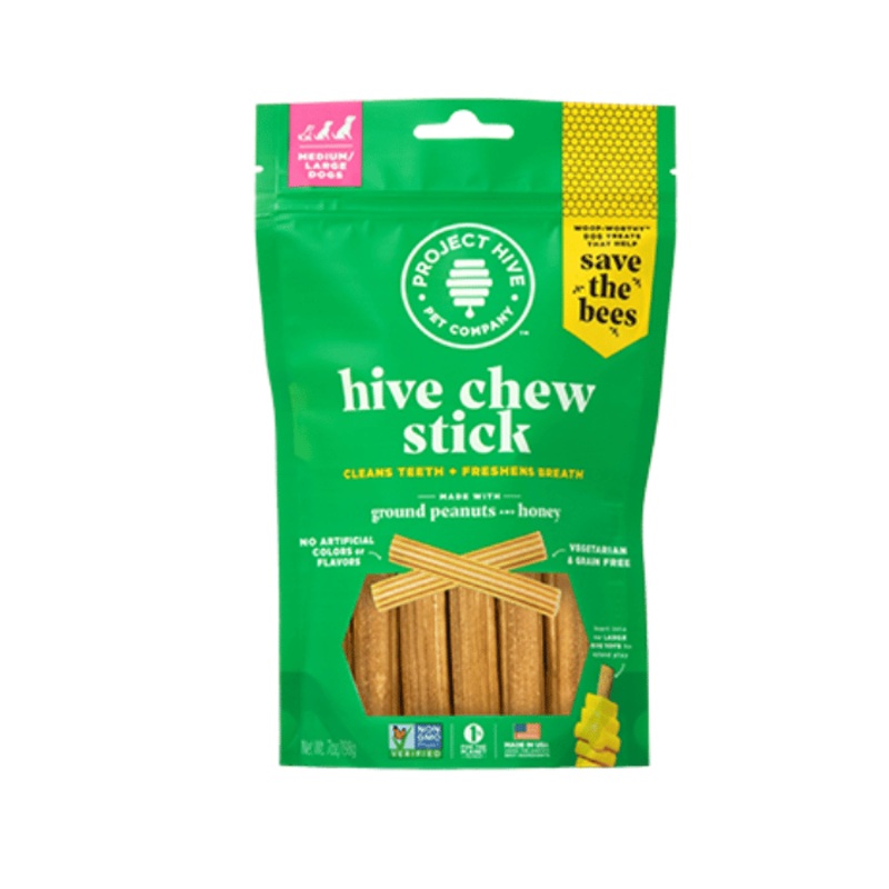 Gteries pour chiens - Bton  mcher arachide et miel 7oz