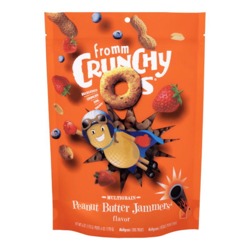 Gteries pour chiens Crunchy o's beurre de peanut 6oz
