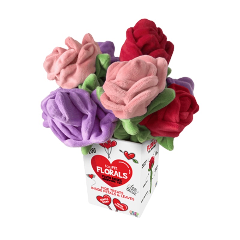 Jouet interactif pour chiens Cache-Cache, Rose - ST-Valentin