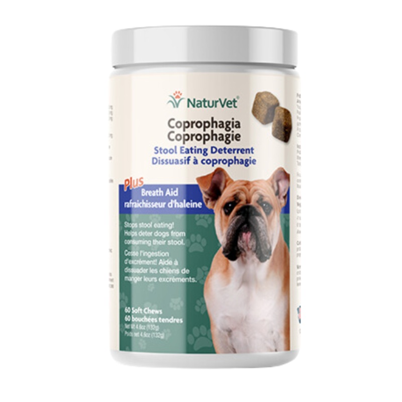 NaturVet coprophagie - cesse l'ingestion d'excrment - 60 bouches