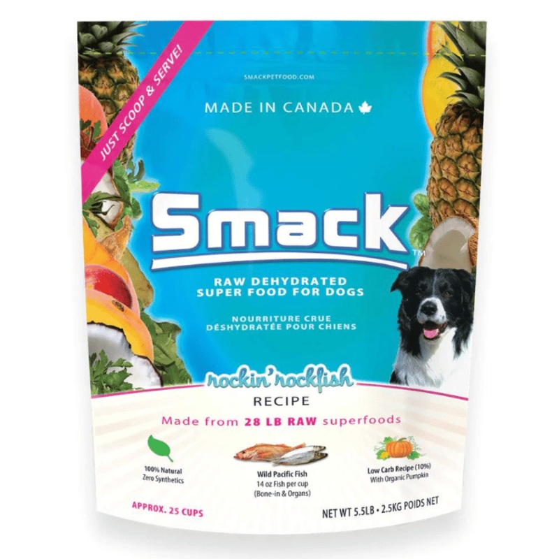 Nourriture crue dshydrate pour chien - Poisson Rockin' Rockfish