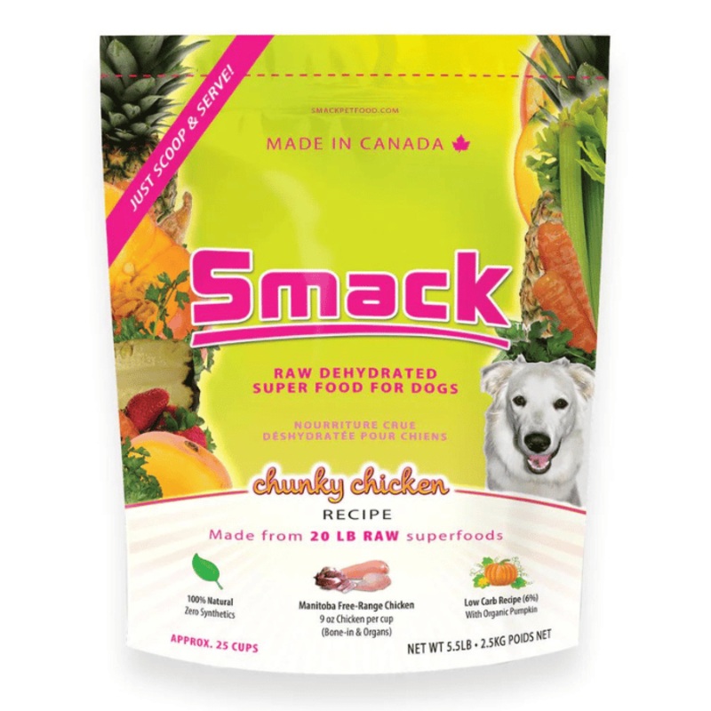 Nourriture crue dshydrate pour chien - Poulet Chunky