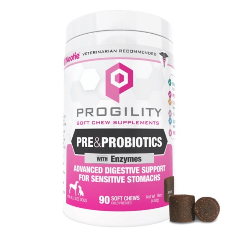 Progility- Pr & Probiotiques avec enzymes - 90 bouches