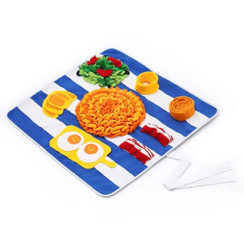 Tapis de fouille - Petit djeuner
