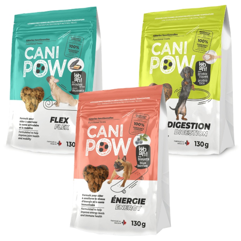TRIO Cani Pow Gteries Fonctionnelles Pour Chien 3x 130g
