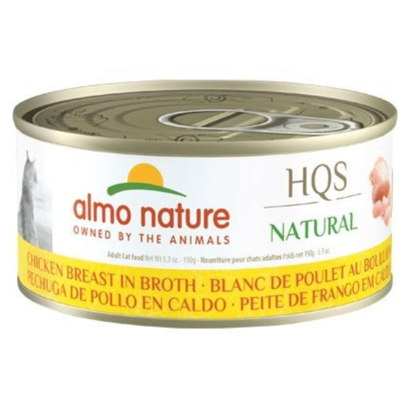Almo Nature Hqs Natural Chat - Blanc De Poulet Au Bouillon 24x150gr