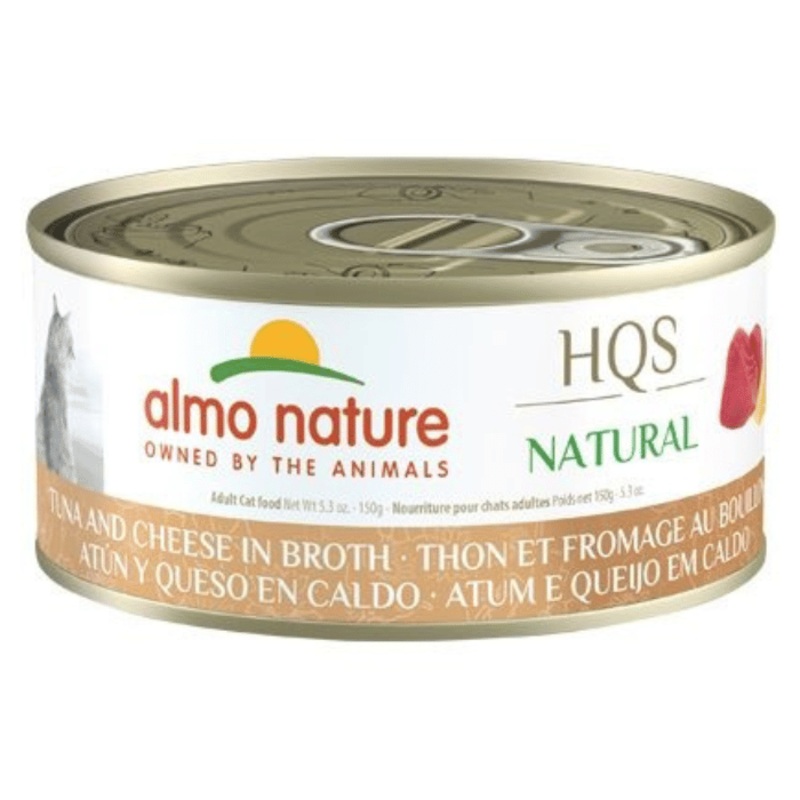 Almo Nature Hqs Natural Chat - Thon Et Fromage Au Bouillon 24x150gr