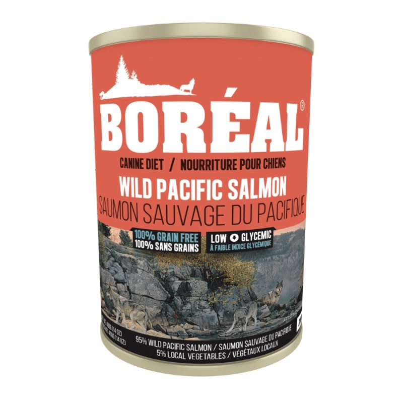 Boral Conserve Pour Chien, Sans Grains Saumon Sauvage 690g