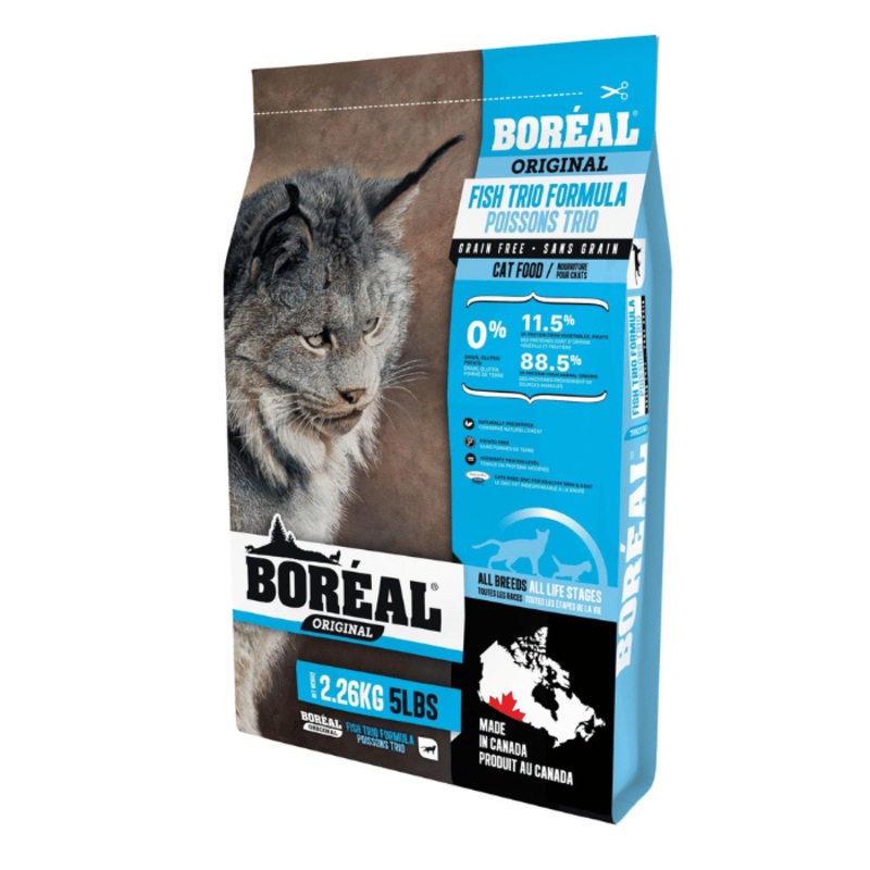 Boral Original, Nourriture Pour Chat - Sans Grains, Trio De Poisson