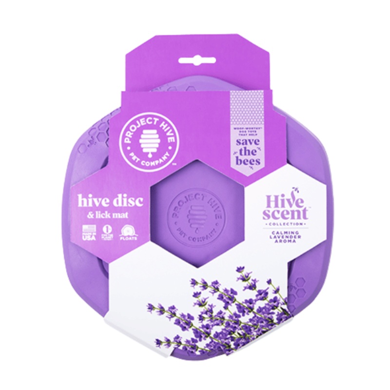 Frisbee et Lickmat pour chien - Hive Collection parfume Lavande