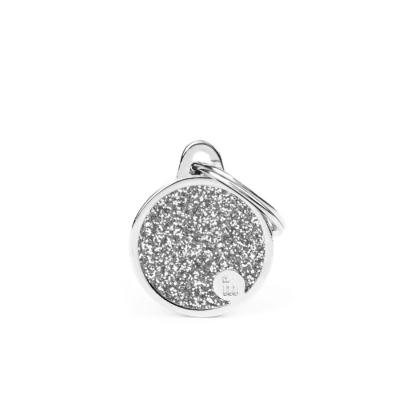 Mdaille pour chiens - Shine Cercle Glitter Petit