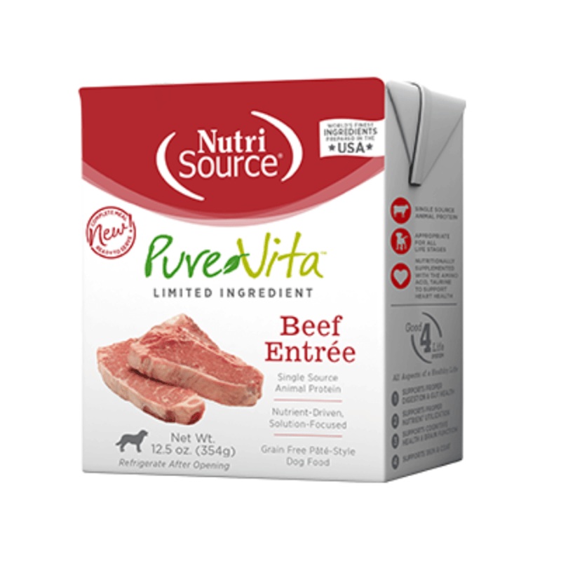 Nourriture humide PureVita entre Boeuf
