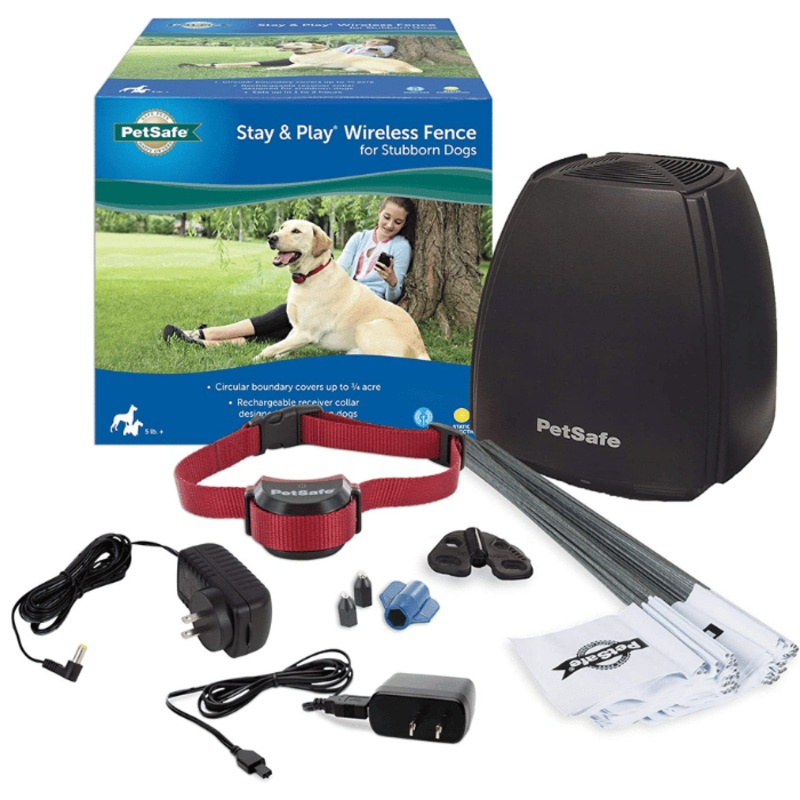 Systme Anti Fugue Sans Fil, PetSafe Stay And Play Stubborn - Pour chien ttu