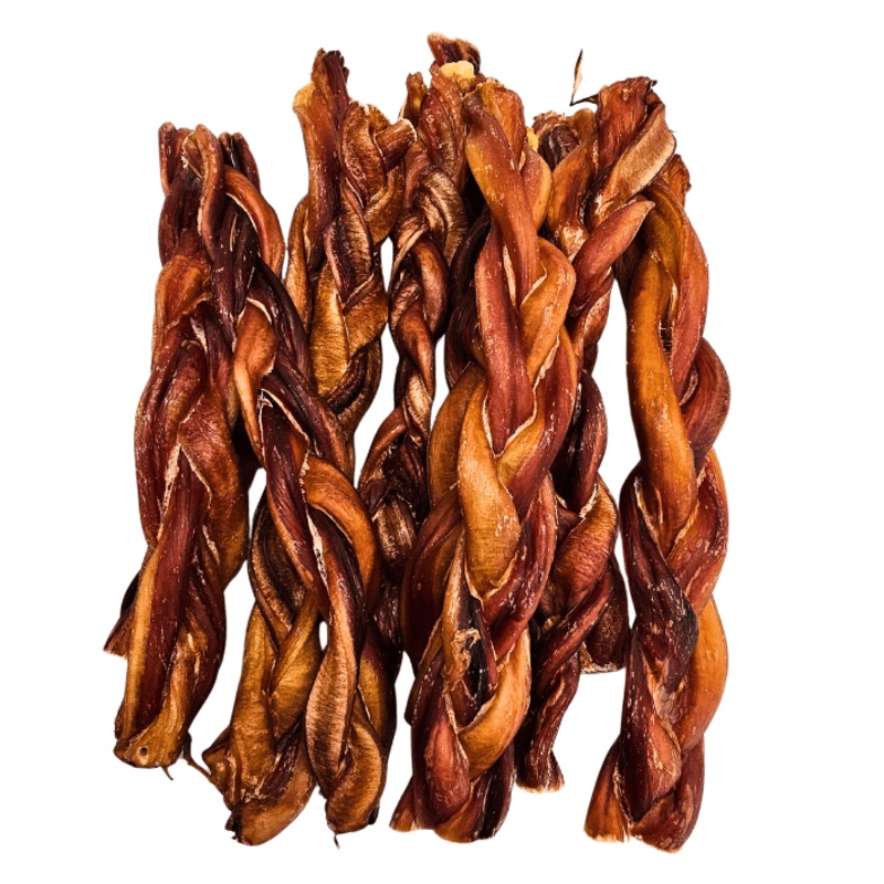 Bully stick tress ULTRA GROS triple - sans odeur 12''  - Paquet de 10