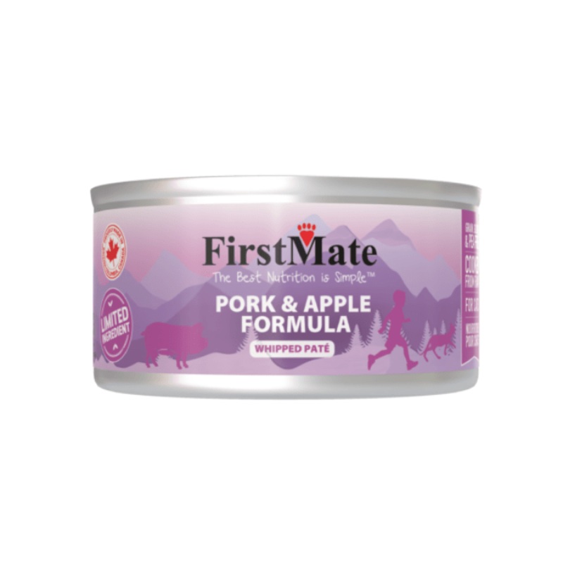 Nourriture humide pour chat FirstMate Porc et Pomme