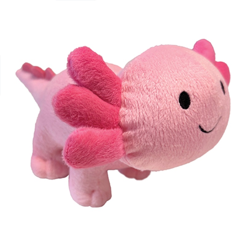Peluches pour chien Axolotl Petites 9" Rose