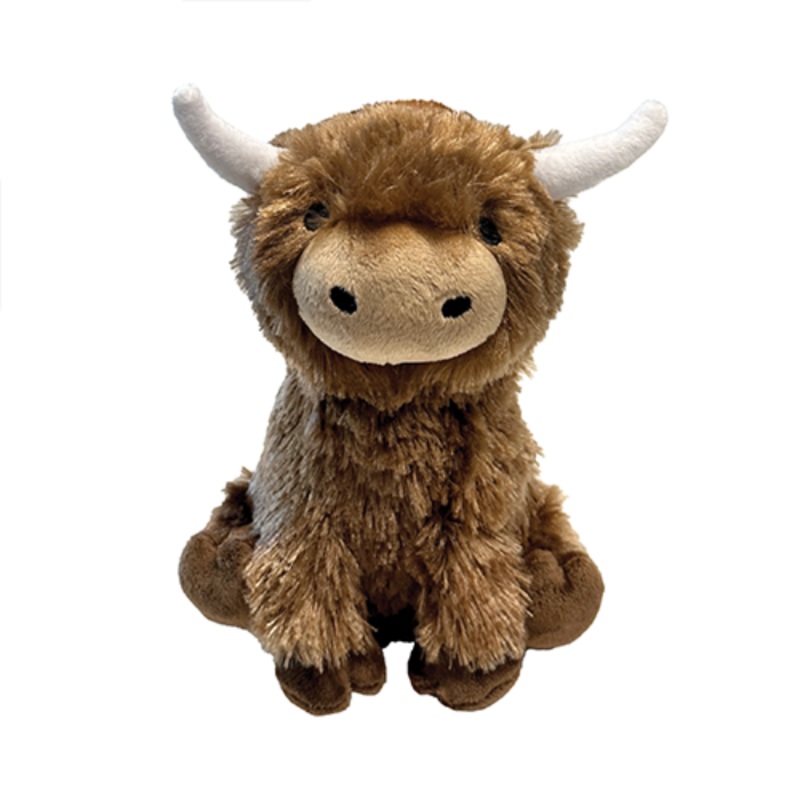 Peluches pour chien vache highland