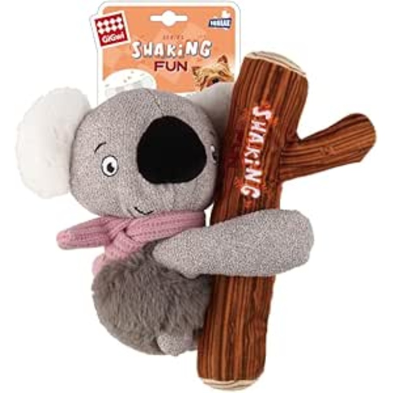 Shaking Fun Squeaker Toy Koala Detachable 2In1 Dog Toy