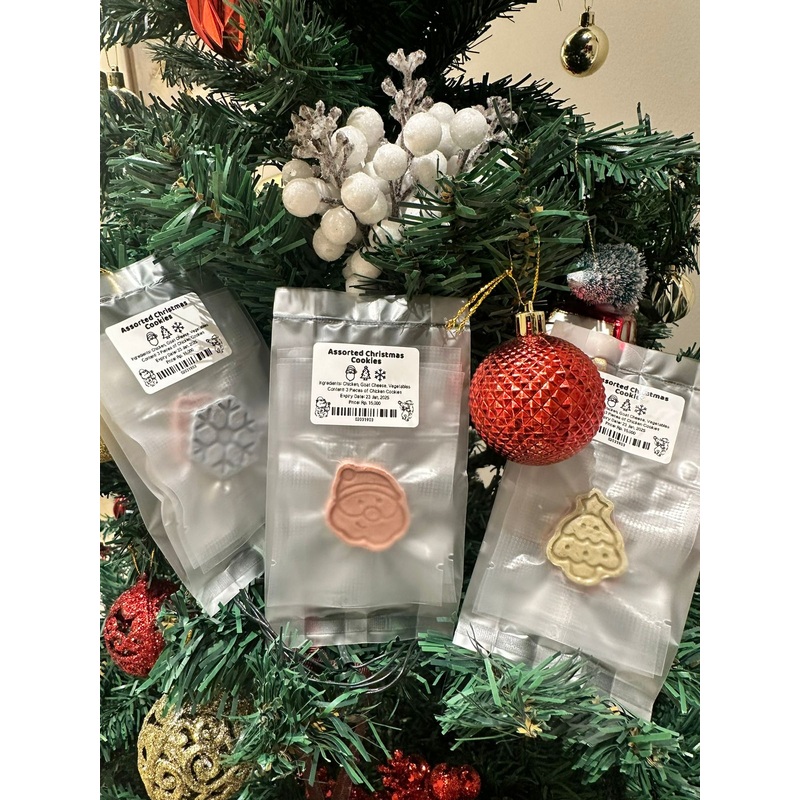 Assorted Christmas Cookies Dog Treats