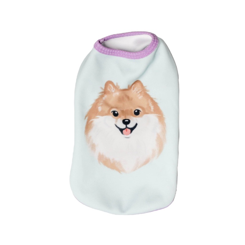 Choco Pomeranian Pet Tank Clothes