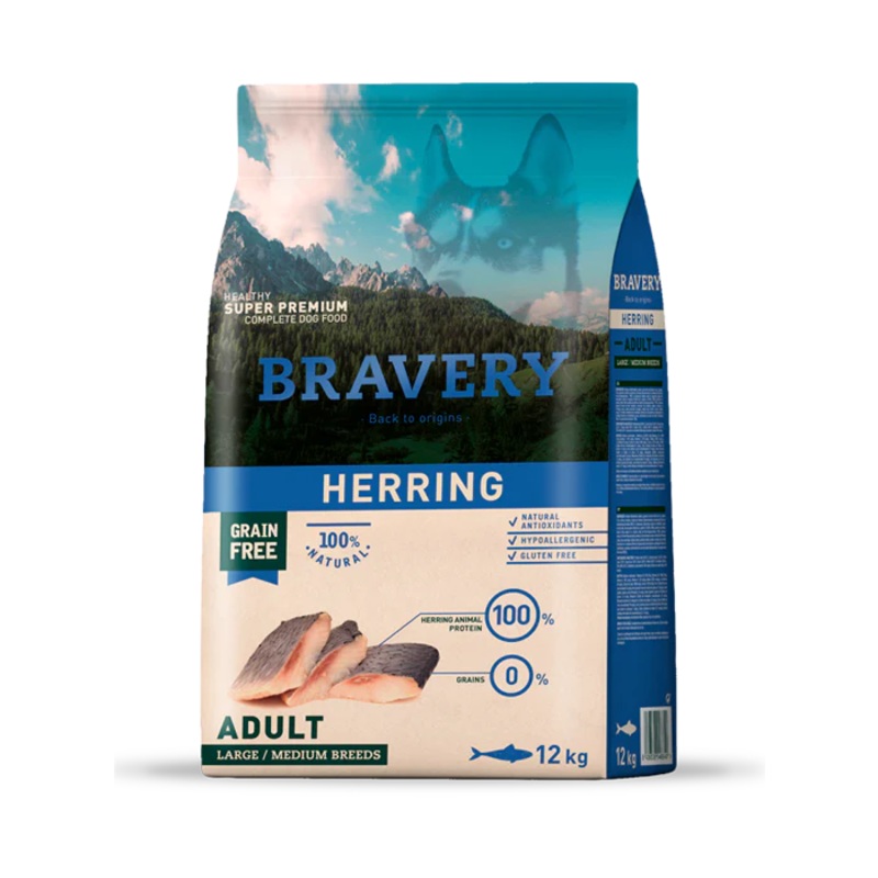 Grain-Free Herring Large/Medium Breed Adult Dry Dog Food