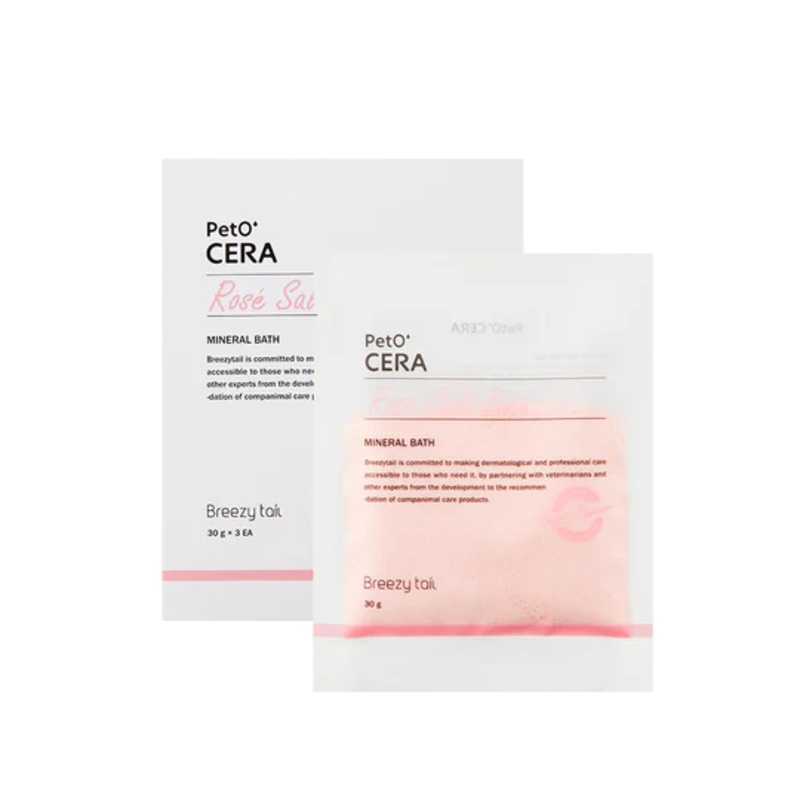 PetO'CERA Rose Mineral Salt Bath For Dogs