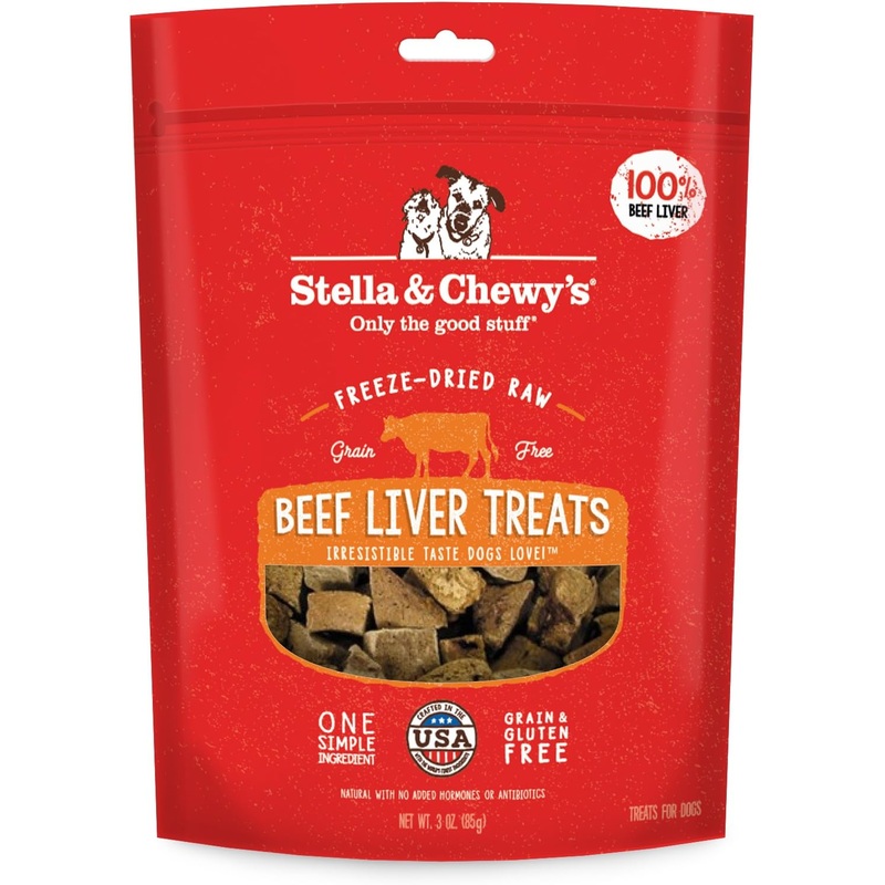 Beef Liver Treats Freeze Dried Raw Dog Treats