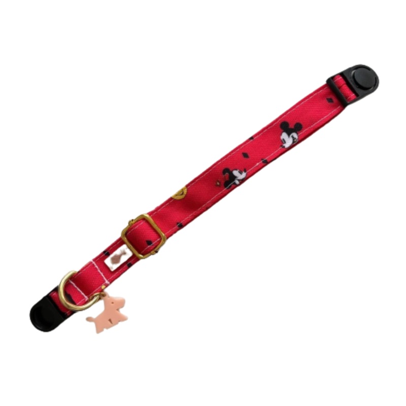 Mickey Red Dog and Cat Collar
