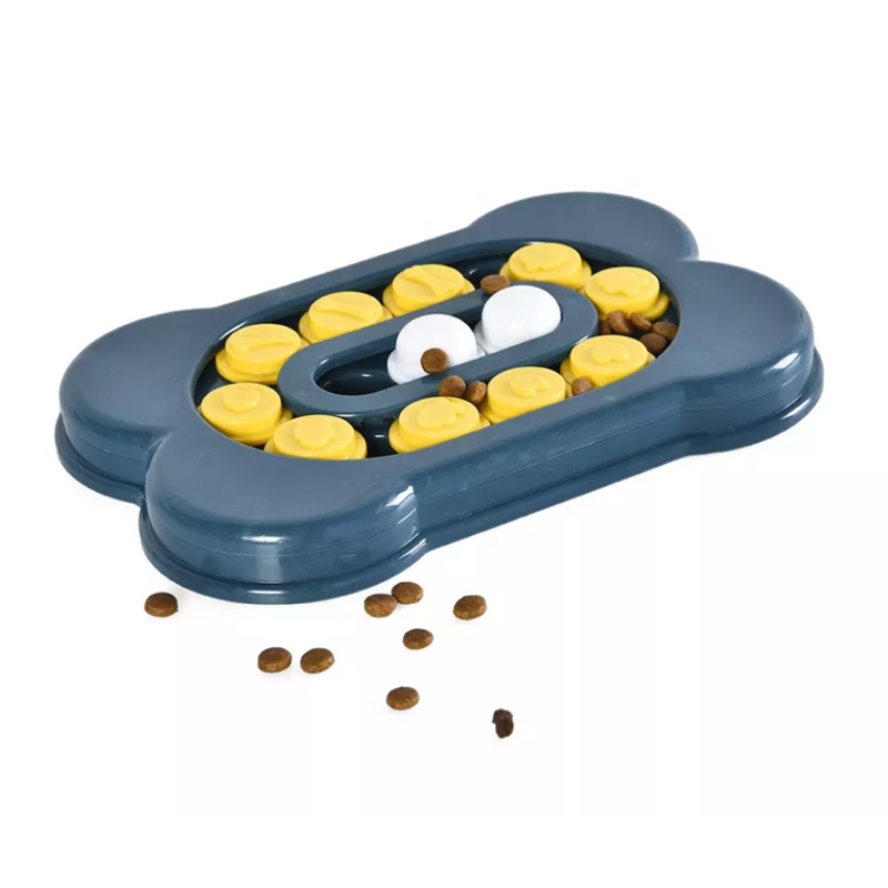 Bone Shape Puzzle Training Feeder Interactive Toys for Dogs