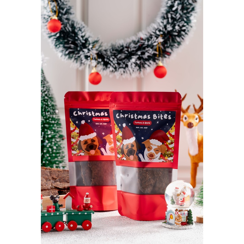 Christmas Bites Turkey Apple Dog Treats